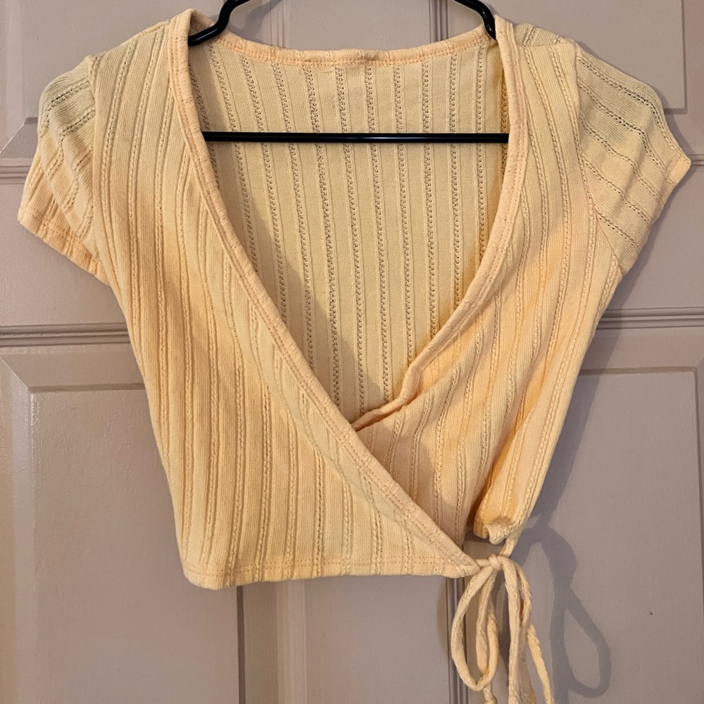 Yellow Crop Top